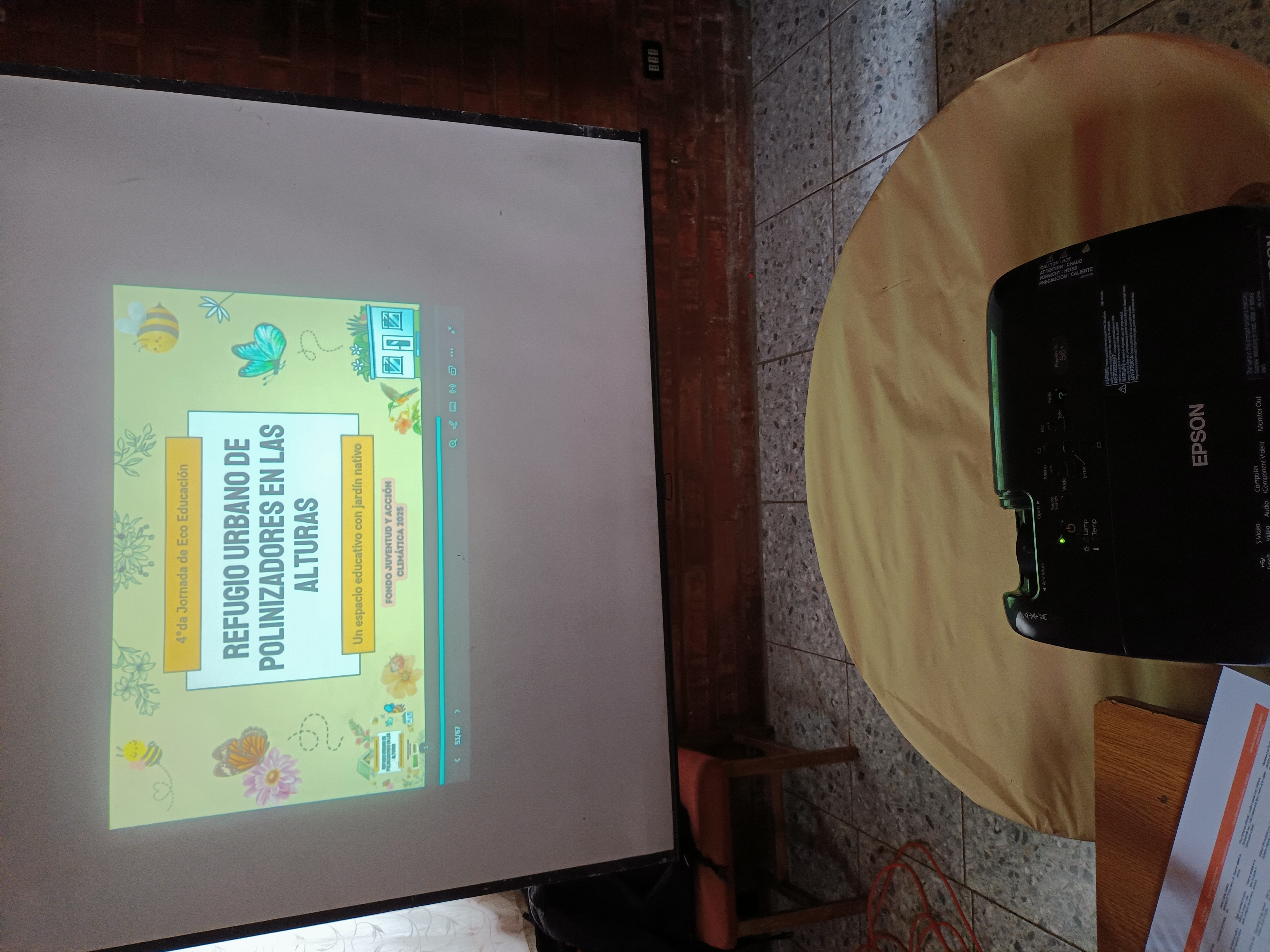 Charla sobre polinizadores